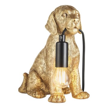 Endon 107364 - Настільна лампа PUPPY 1xE14/7W/230V золотий
