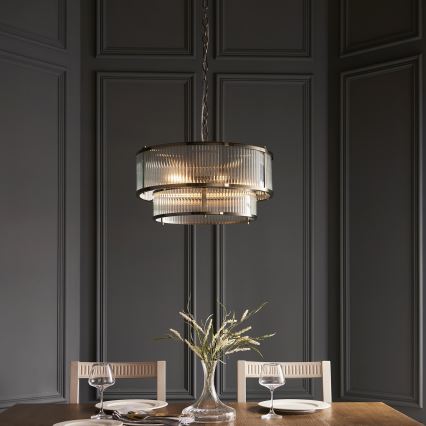 Endon 110944 - Люстра на ланцюгу RIDGETON 5xE14/6W/230V латунь