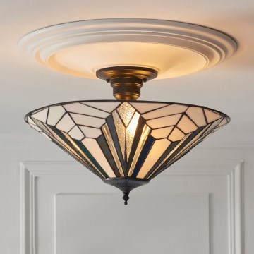 Endon 111895 - Накладная люстра Tiffany ASTORIA 3xE27/10W/230V, диаметр 48 см
