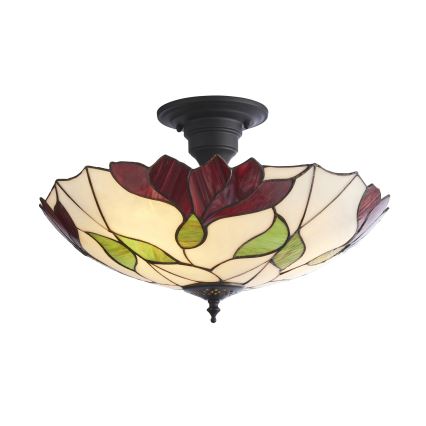 Endon 111896 - Накладна люстра Tiffany BOTANICA 3xE27/10W/230V діам. 45 см
