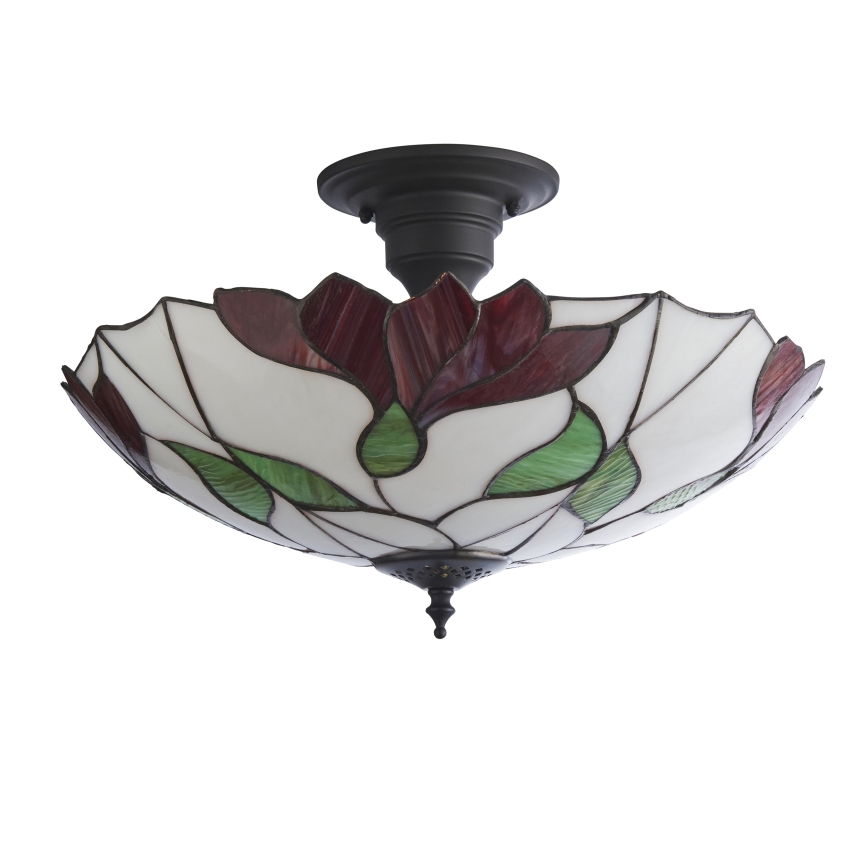 Endon 111896 - Накладна люстра Tiffany BOTANICA 3xE27/10W/230V діам. 45 см