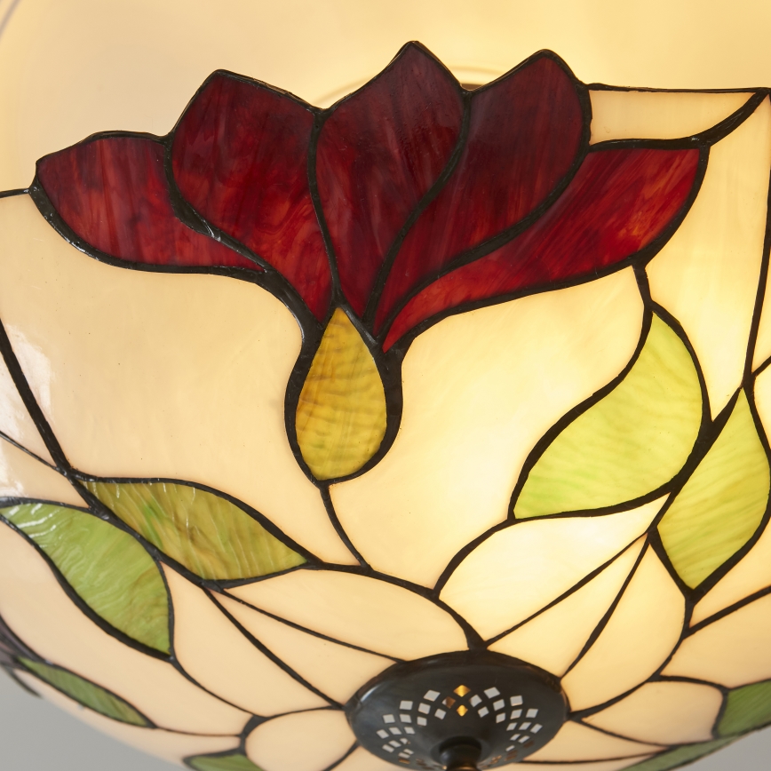 Endon 111896 - Накладна люстра Tiffany BOTANICA 3xE27/10W/230V діам. 45 см