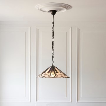 Endon 111922 - Люстра на ланцюзі Tiffany ASTORIA 3xE27/10W/230V діам. 48 см