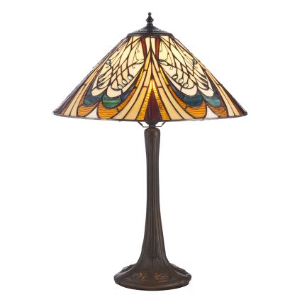 Endon 112185 - Настільна лампа Tiffany HECTOR 1xE27/10W/230V, діаметр 40 см
