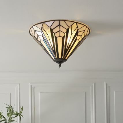 Endon 112191 - Потолочный светильник Tiffany ASTORIA 2xE27/60W/230V, диаметр 40 см