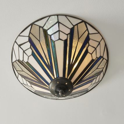 Endon 112191 - Потолочный светильник Tiffany ASTORIA 2xE27/60W/230V, диаметр 40 см