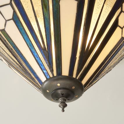 Endon 112191 - Потолочный светильник Tiffany ASTORIA 2xE27/60W/230V, диаметр 40 см