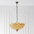 Endon 112226 - Люстра на цепи Tiffany PEARL 1xE27/10W/230V диаметр 45 см