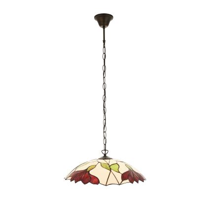 Endon 112246 - Люстра на ланцюзі Tiffany BOTANICA 1xE27/60W/230V, діаметр 45 см