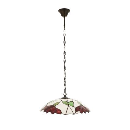 Endon 112246 - Люстра на ланцюзі Tiffany BOTANICA 1xE27/60W/230V, діаметр 45 см
