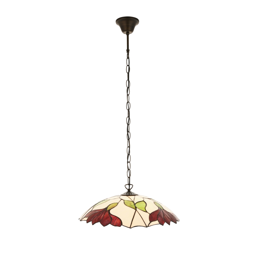 Endon 112246 - Подвесная люстра на цепи Tiffany BOTANICA 1xE27/60W/230V Ø 45 см