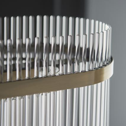 Endon 112573 - Люстра на ланцюгу MARIETTA 4xE14/6W/230V латунь/прозорий