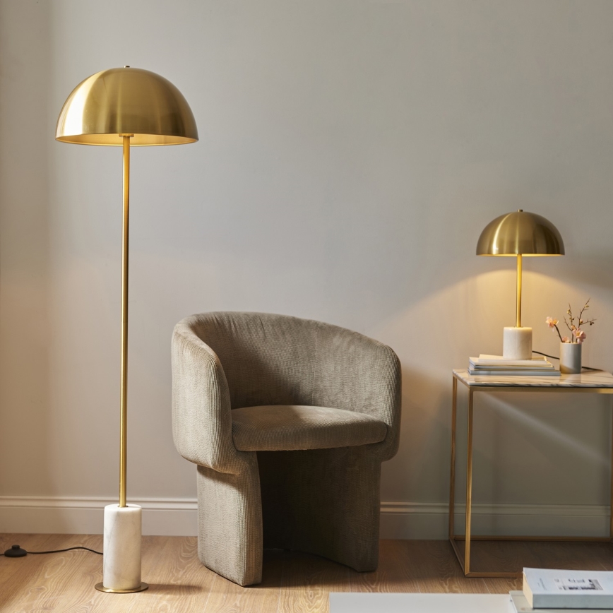 Endon 114208 - Торшер BERTOIA 1xE27/10W/230V латунь