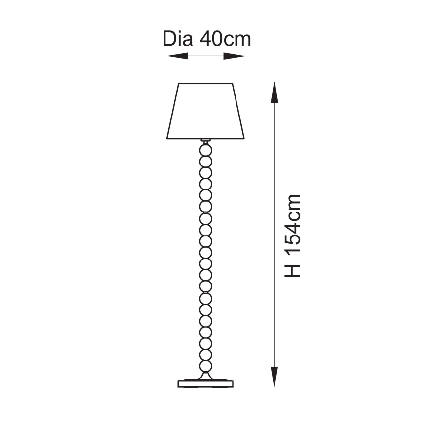Endon 114667 - Торшер HIGGLEDY 1xE27/10W/230V розовый