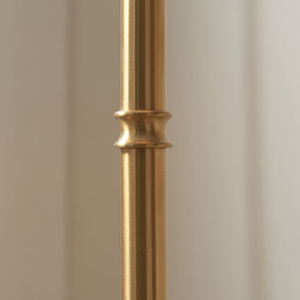 Endon 114785 - LED з регулюванням яскравості акумуляторна підлогова лампа BURLEY LED/1,5 Вт/5 В 3600 mAh латунь/сірий