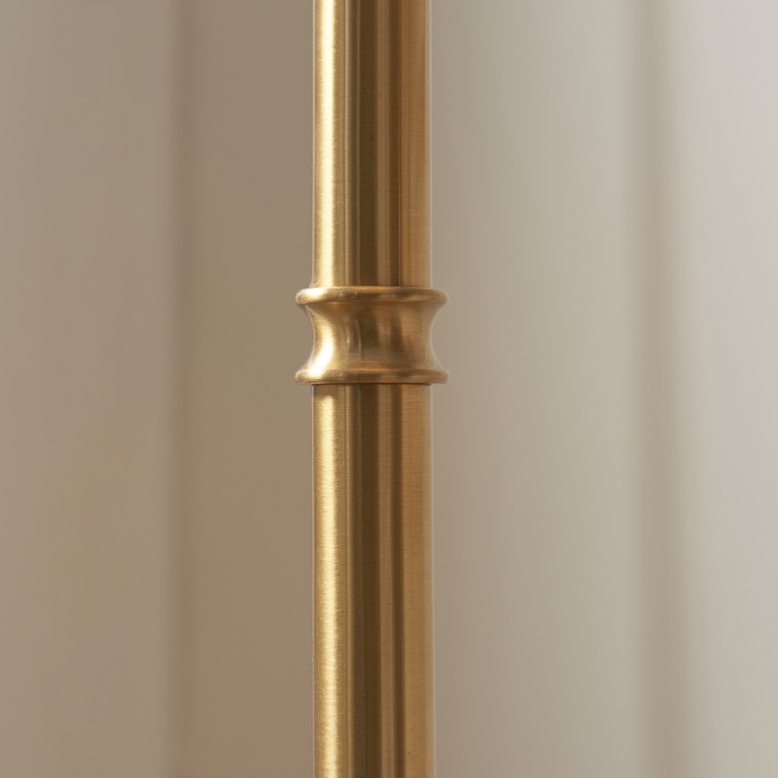 Endon 114786 - LED регульована акумуляторна підлогова лампа BURLEY LED/1,5W/5V 3600 mAh латунна/рожева