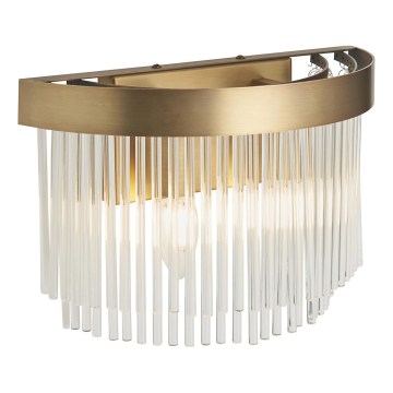 Endon 119125 - Настенный светильник CLERMONT 2xE14/6W/230V, латунь