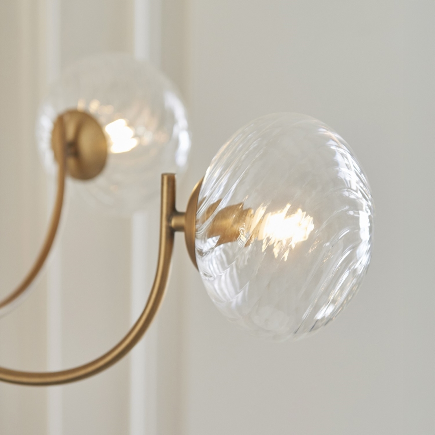 Endon 119210 - Люстра на штанзі HAGUE 5xG9/5W/230V латунь