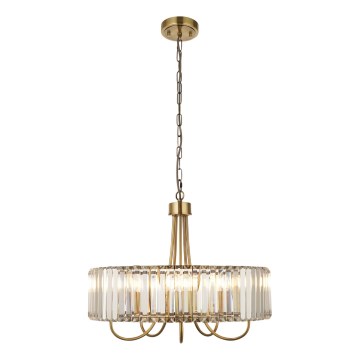 Endon 119610 - Люстра на ланцюзі VISCONTI 5xE14/6W/230V латунна