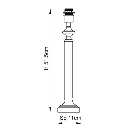 Endon 119972 - Настільна лампа AVEBURY 1xE27/10Вт/230В латунь/сірий