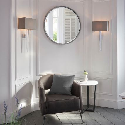 Endon 56706 - Бра MORETO 1xE14/7W/230V глянцевый хром/серый