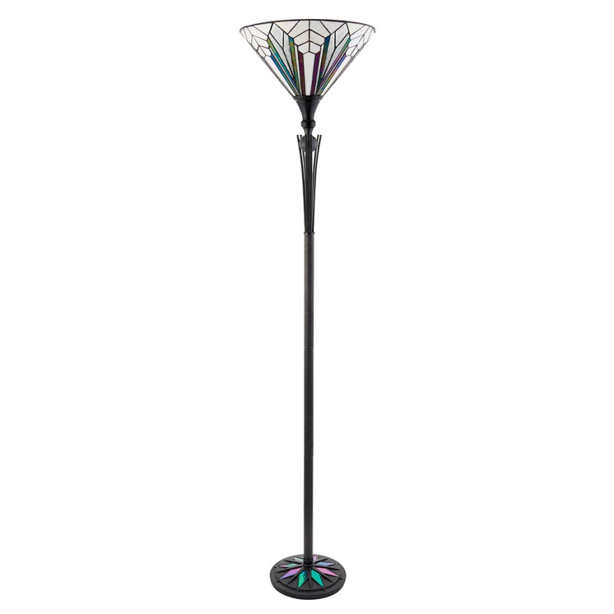 Endon 63933 - Підлогова лампа Tiffany ASTORIA 1xE27/60W/230V Ø 40 см