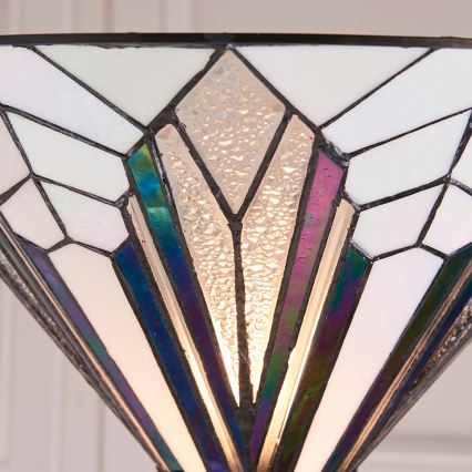 Endon 63933 - Підлогова лампа Tiffany ASTORIA 1xE27/60W/230V Ø 40 см