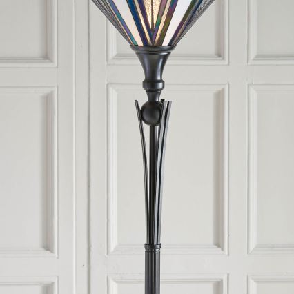 Endon 63933 - Торшер Tiffany ASTORIA 1xE27/60W/230V, диаметр 40 см