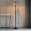 Endon 63934 - Торшер в стиле Тиффани ASTORIA, 2×E27/60 Вт/230 В, Ø 48 см