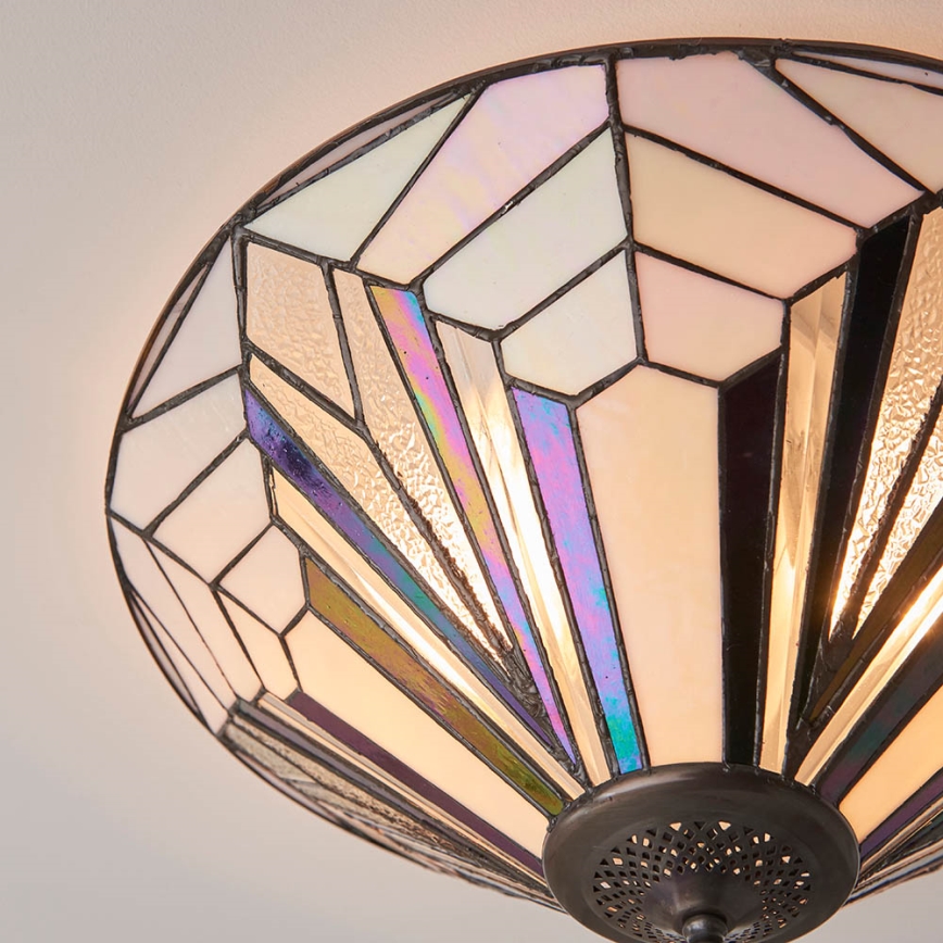 Endon 63935 - Потолочный светильник Tiffany ASTORIA 2xE27/60W/230V, диаметр 48 см