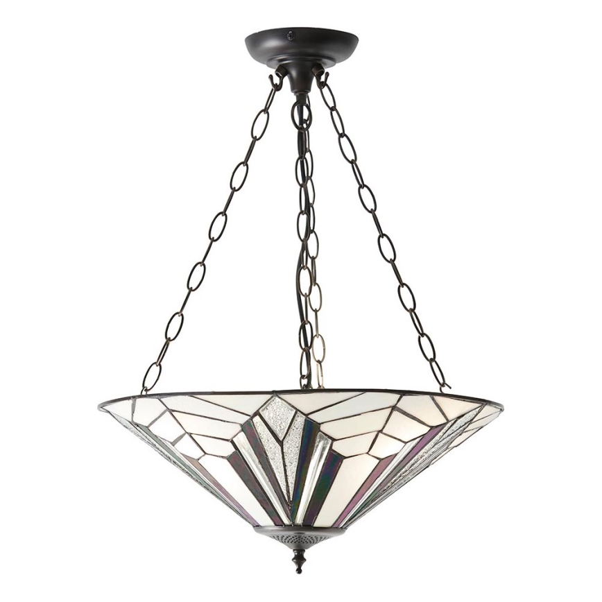 Endon 63936 - Подвесная люстра на цепи Tiffany ASTORIA 3xE27/60W/230V диаметр 48 см