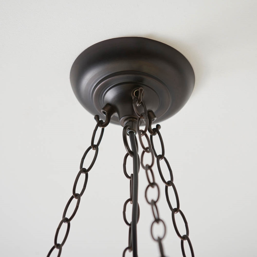 Endon 63936 - Подвесная люстра на цепи Tiffany ASTORIA 3xE27/60W/230V диаметр 48 см