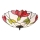 Endon 63960 - Потолочный светильник Tiffany BOTANICA 2xE27/60W/230V, диаметр 45 см