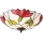 Endon 63960 - Потолочный светильник BOTANICA 2xE27/60W/230V диам. 45 см