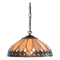 Endon 63977 - Подвесная люстра на цепи Tiffany BROOKLYN 1xE27/60W/230V диам. 40 см