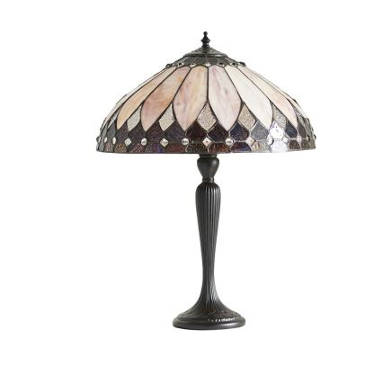 Endon 63982 - Настільна лампа Tiffany BROOKLYN 1xE27/60W/230V, діаметр 40 см