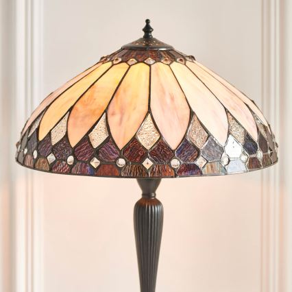 Endon 63982 - Настольная лампа Tiffany BROOKLYN 1xE27/60W/230V, диаметр 40 см