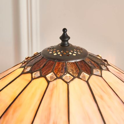 Endon 63982 - Настольная лампа Tiffany BROOKLYN 1xE27/60W/230V, диаметр 40 см