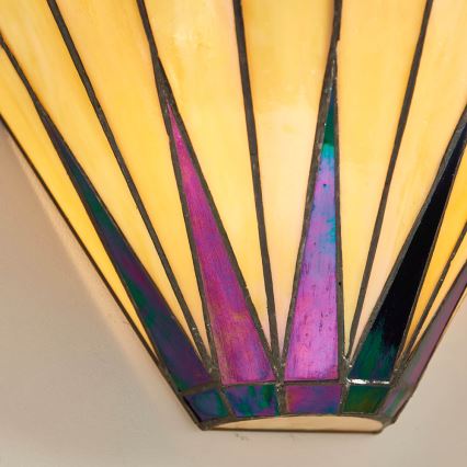 Endon 64046 - Настенный светильник Tiffany DARK STAR 1xE14/40W/230V