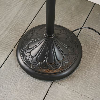 Endon 64069 - Напольный светильник Tiffany DRAGONFLY 2xE27/60W/230V Ø 50 см