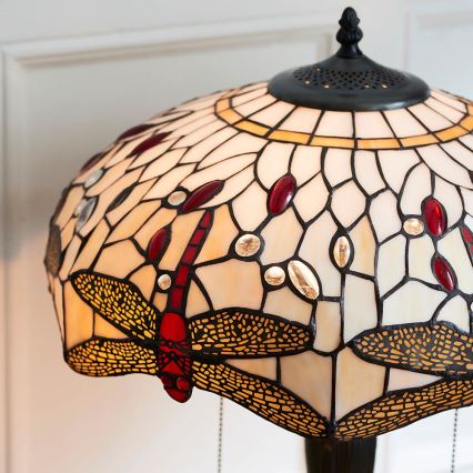 Endon 64085 - Настольная лампа Tiffany DRAGONFLY 2xE27/60W/230V pr. 41 cm