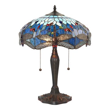 Endon 64089 - Настільна лампа БАБКА 2xE27/60W/230V діаметр 41 cm