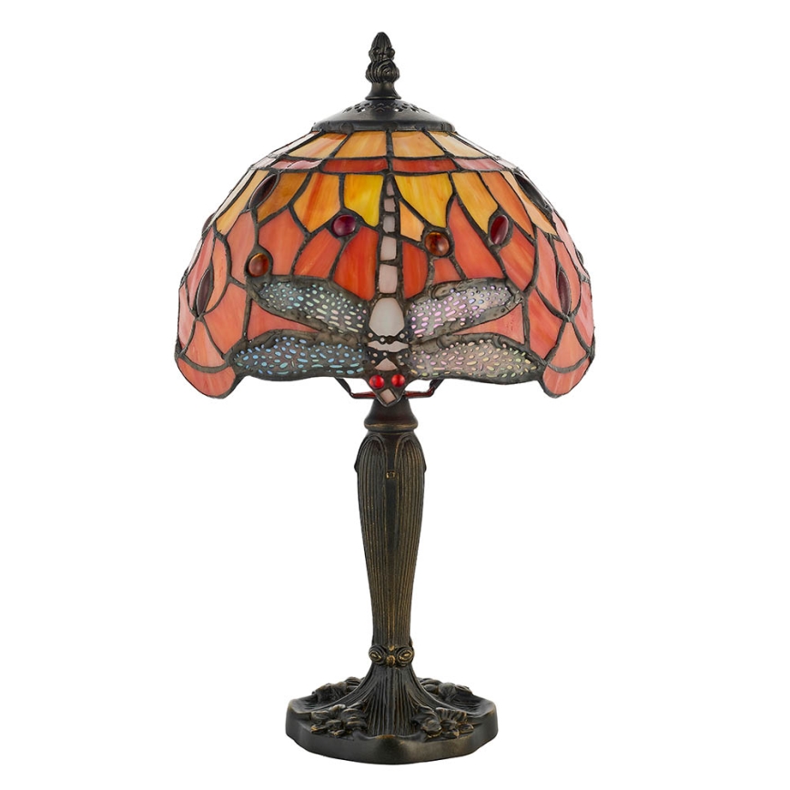 Endon 64091 - Настольная лампа Tiffany DRAGONFLY 1xE14/40W/230V диам. 20 см