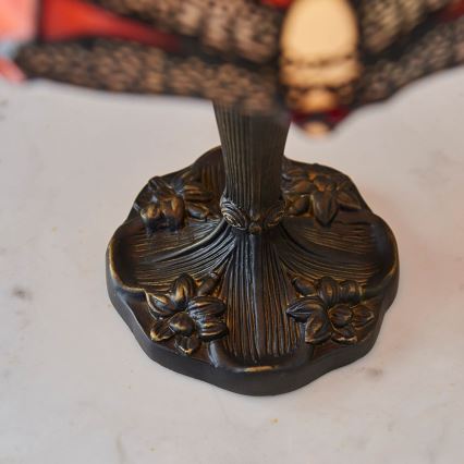 Endon 64091 - Настольная лампа Tiffany DRAGONFLY 1xE14/40W/230V диам. 20 см