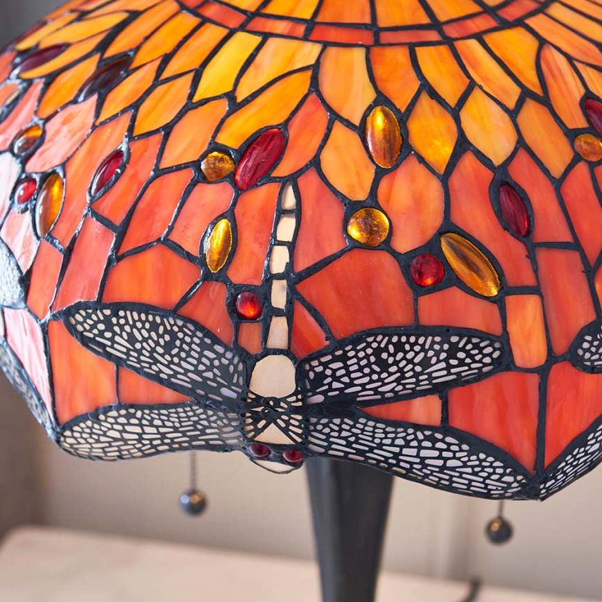 Endon 64093 - Настольная лампа DRAGONFLY 2xE27/60W/230V Ø 41 см