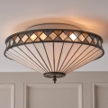 Endon 64145 - Потолочный светильник Tiffany FARGO 2xE27/60W/230V, диам. 41,5 см