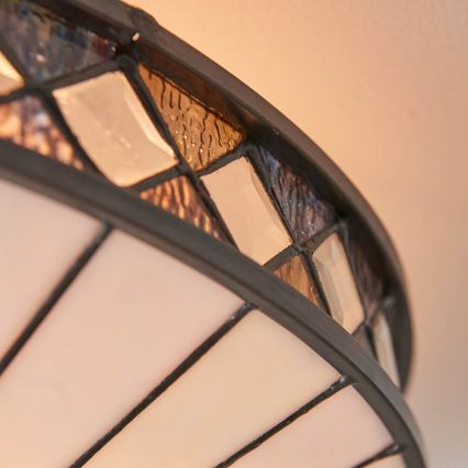 Endon 64145 - Потолочный светильник Tiffany FARGO 2xE27/60W/230V, диам. 41,5 см