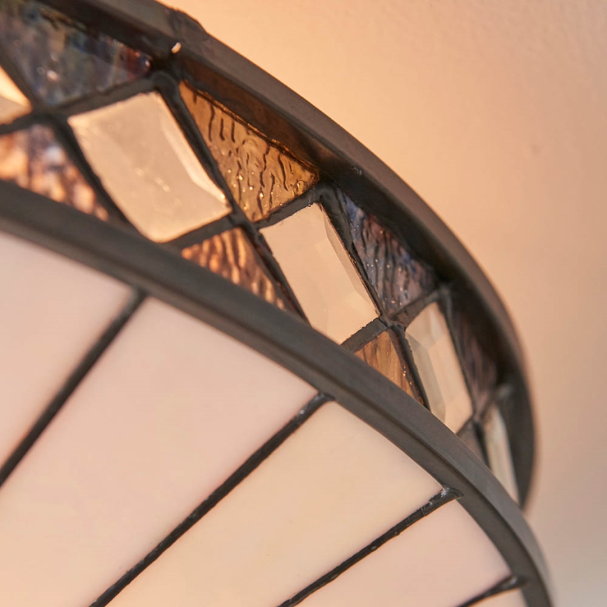 Endon 64145 - Потолочный светильник Tiffany FARGO 2xE27/60W/230V, диам. 41,5 см