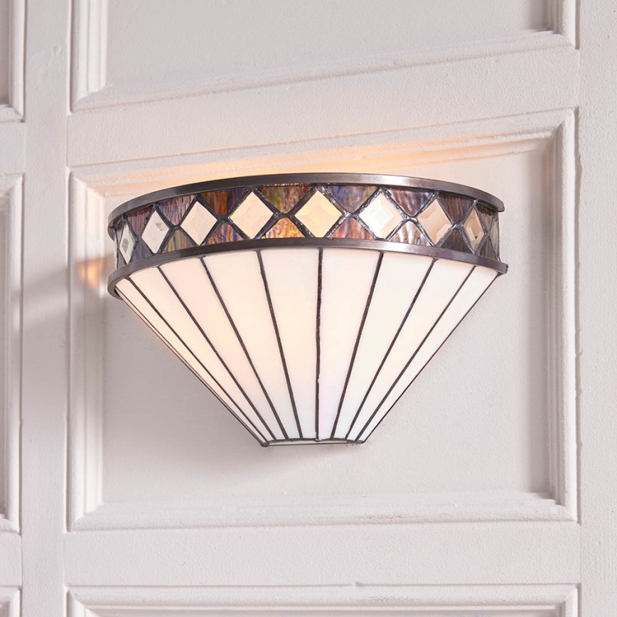 Endon 64149 - Настенный светильник Tiffany FARGO 1xE14/40W/230V