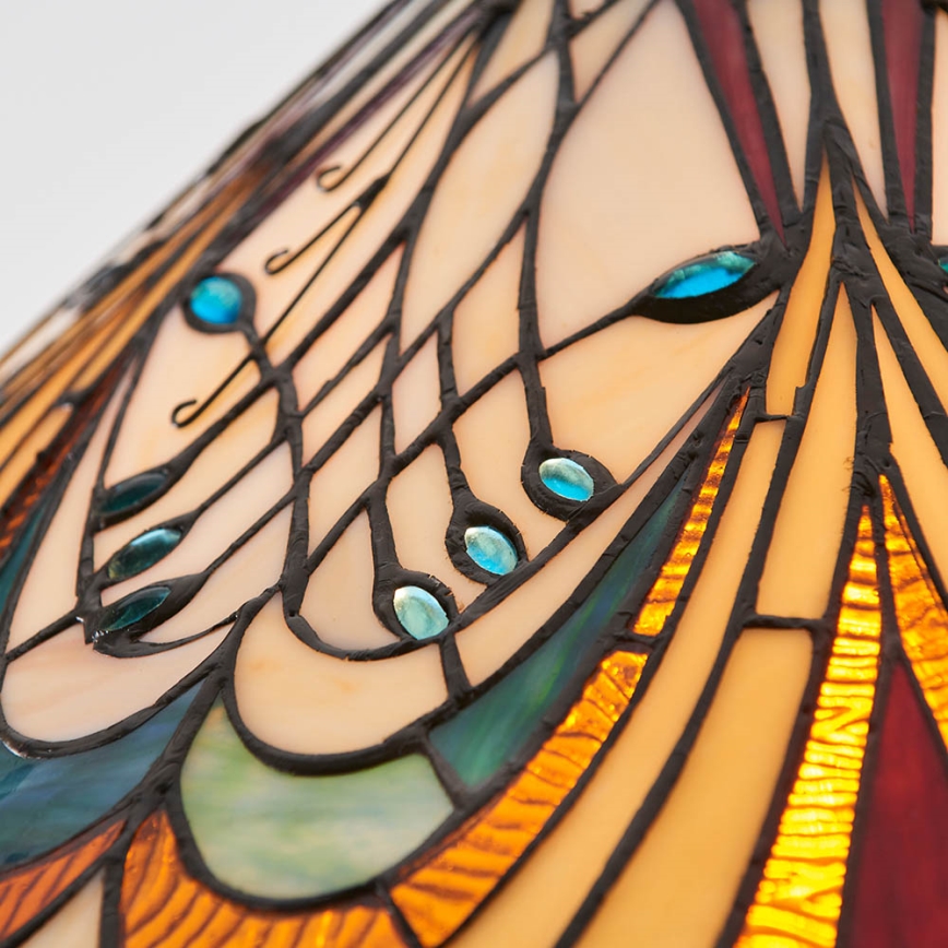 Endon 64162 - Люстра на ланцюзі Tiffany HECTOR 1xE27/60W/230V діам. 40 см